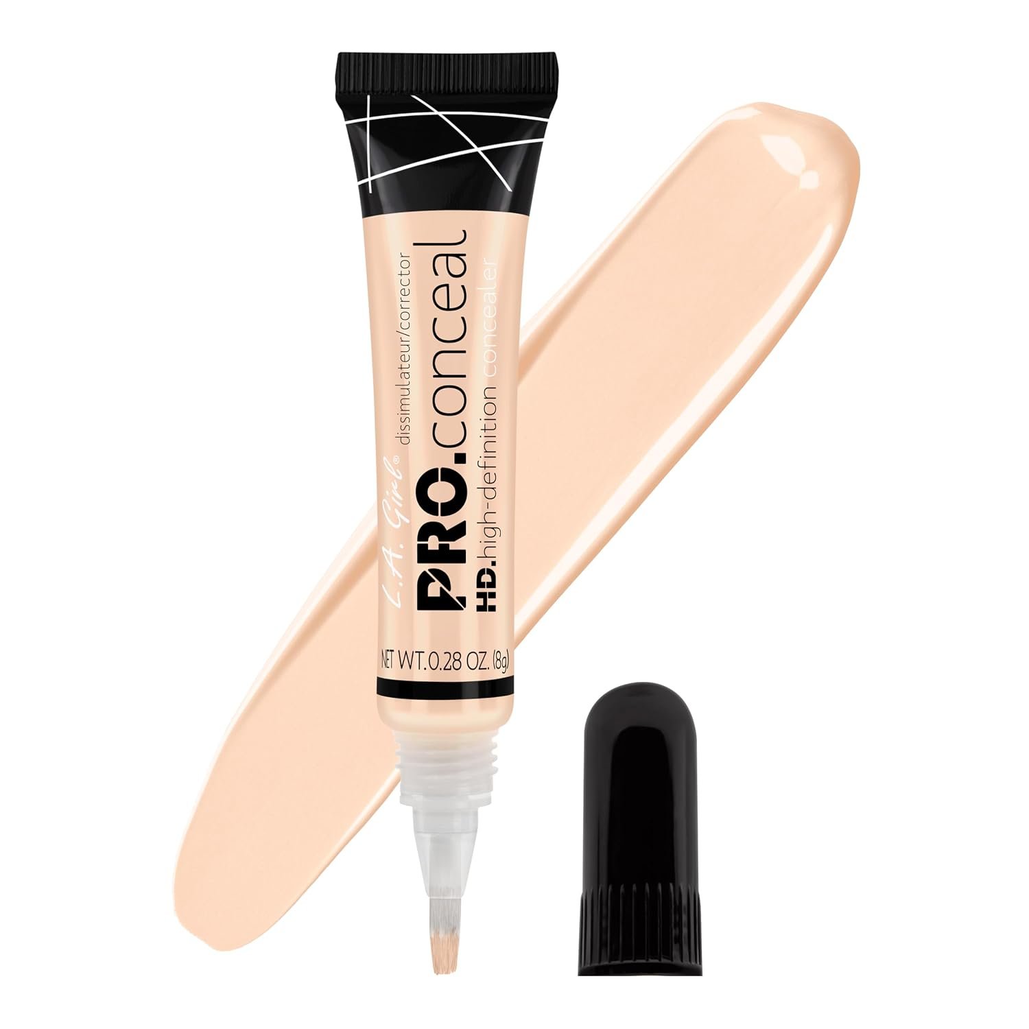 L.A Girl- Hd Pro Conceal HD Concealer | Soft brush tip for easy application